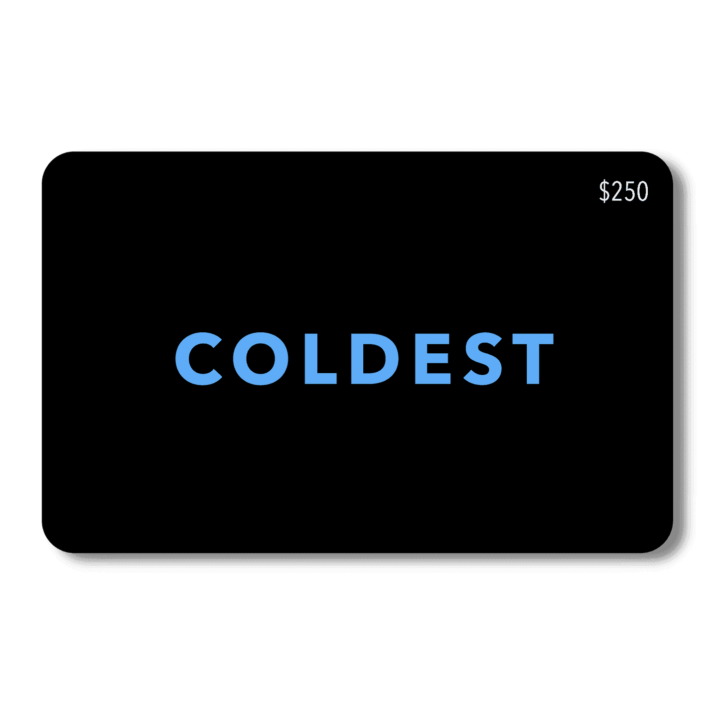 Tarjeta de regalo electrónica de COLDEST