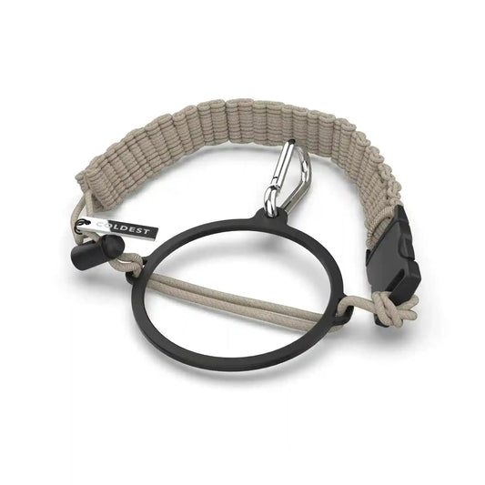 Coldest Paracord Handle for Wide Mouth Bottles, tan braided bracelet-style accessory on Tampa Home & Garden Store