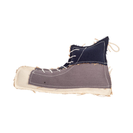 Country Living Canvas & Jute Shoe-Shaped Dog Chew Toy – Durable, Safe and Non-Toxic - Tampa Home & Garden Store