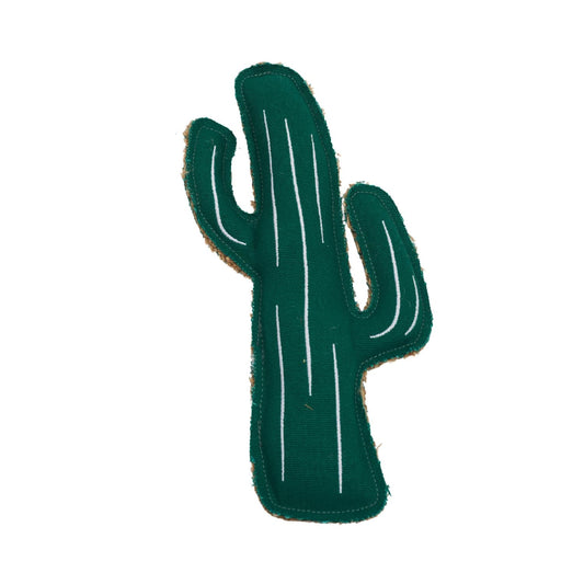 Country Living Canvas & Jute Cactus-Shaped Dog Chew Toy – Durable, Safe and Non-Toxic - Tampa Home & Garden Store
