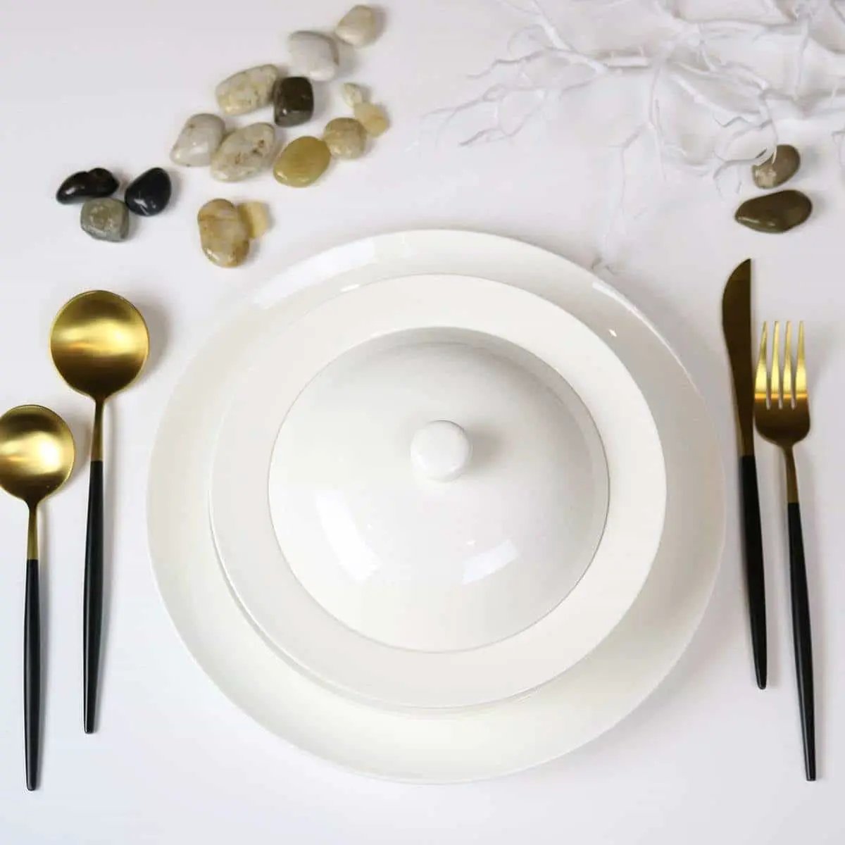 Angelic White Bread and Butter Plates - Set of 4 - Tampa Home & Garden Store