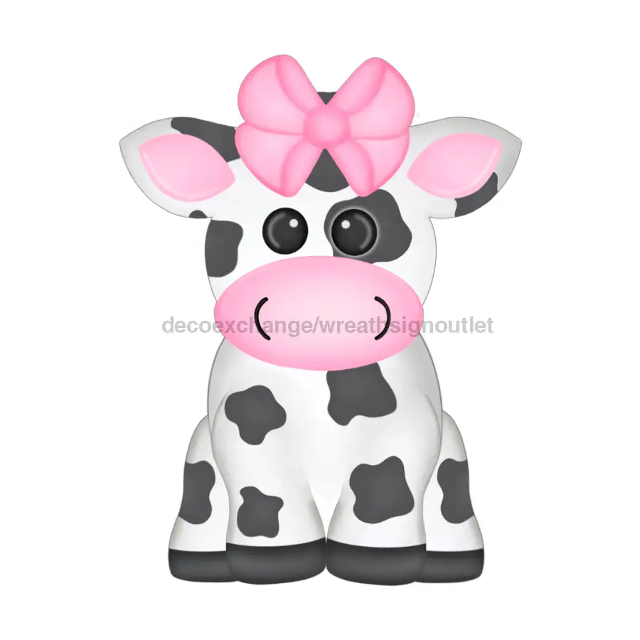 Cow Door Hanger, Farm Door Hanger, wood sign, DECOE-W-506, 22" Door Hanger - Tampa Home & Garden Store