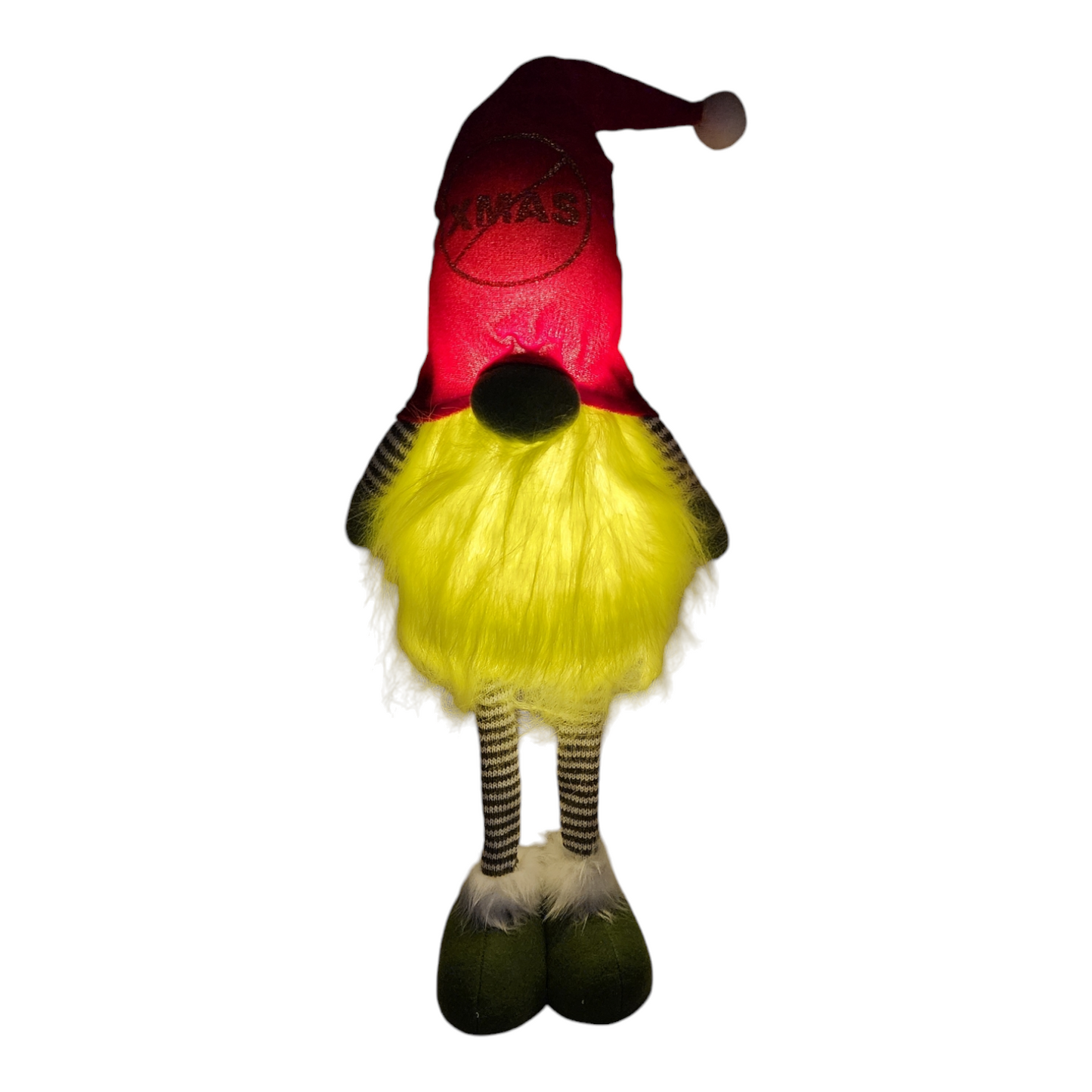 Gnomo gruñón iluminado de 60 cm de alto - Anti-XMAS