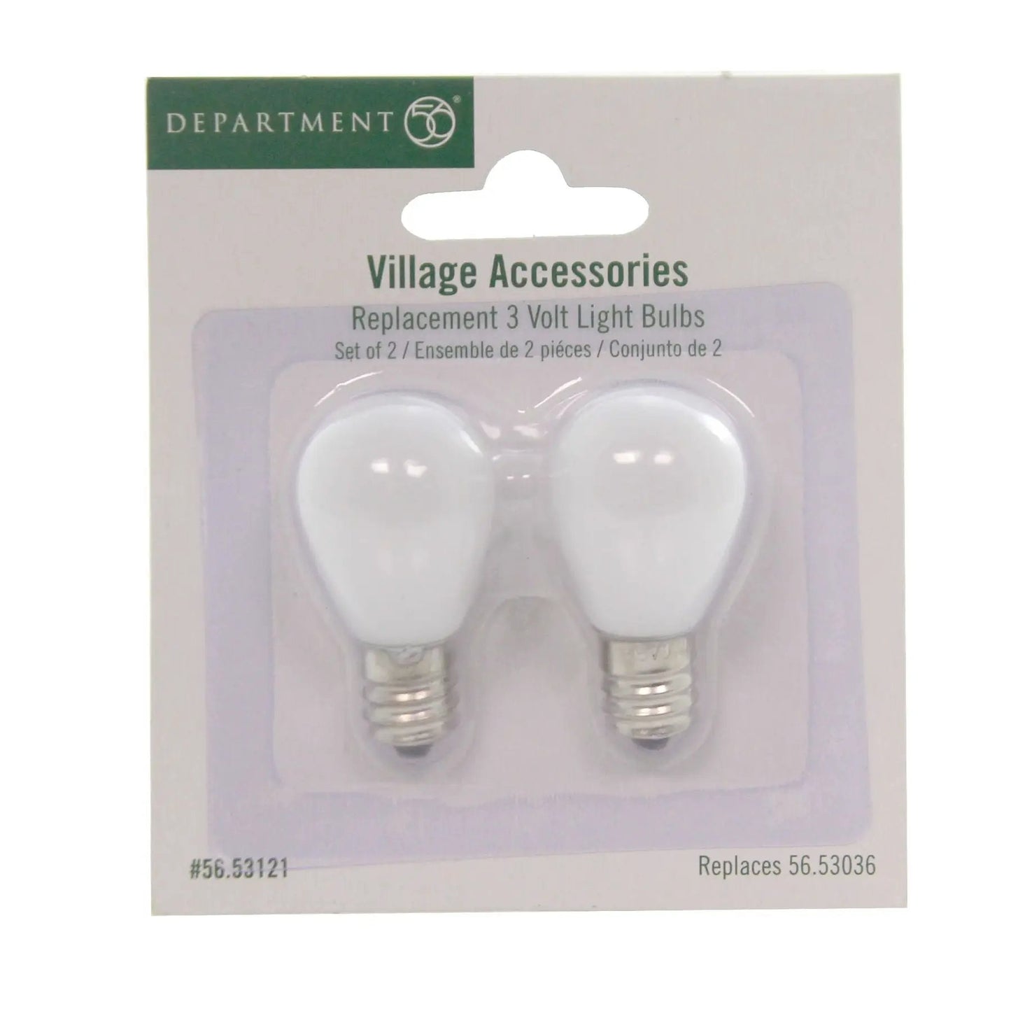 Replacement 3V white bulbs, set of 2 for village accessories by Country Christmas Loft on Tampa Home & Garden Store