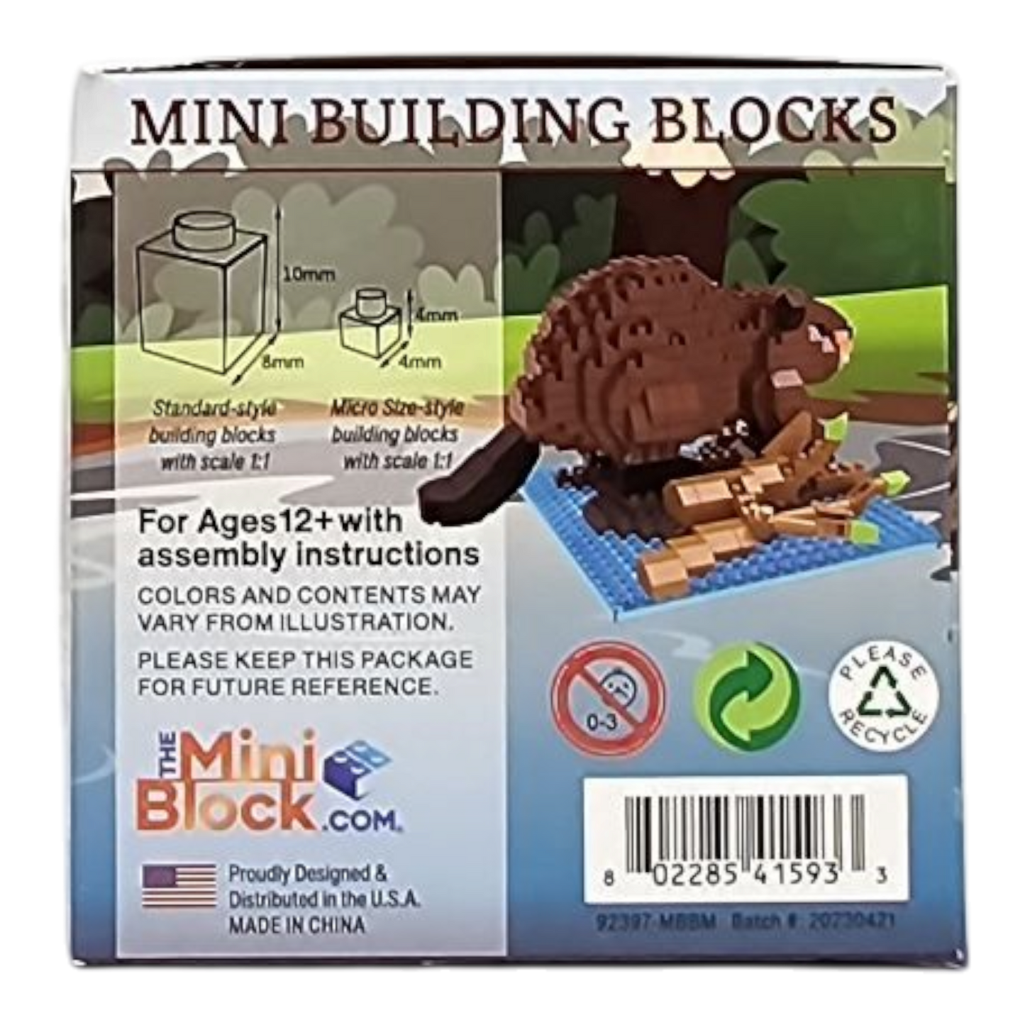Mini blocs de construction - Castor