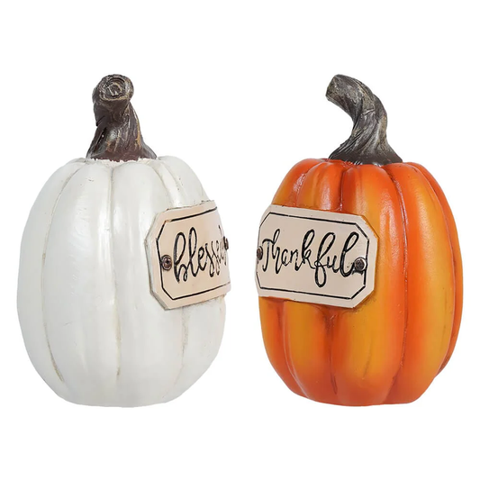 Calabaza de cosecha agradecida -
