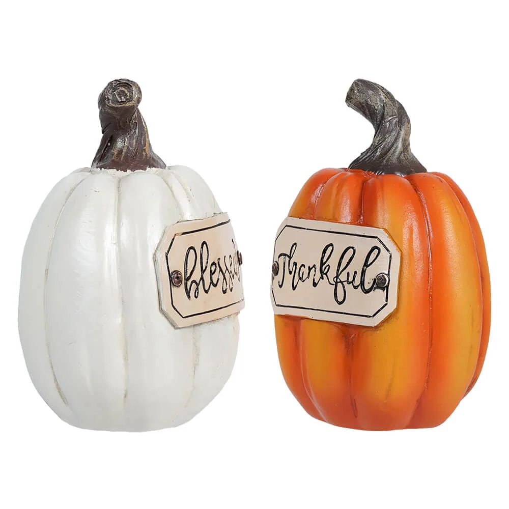 Calabaza de cosecha agradecida -