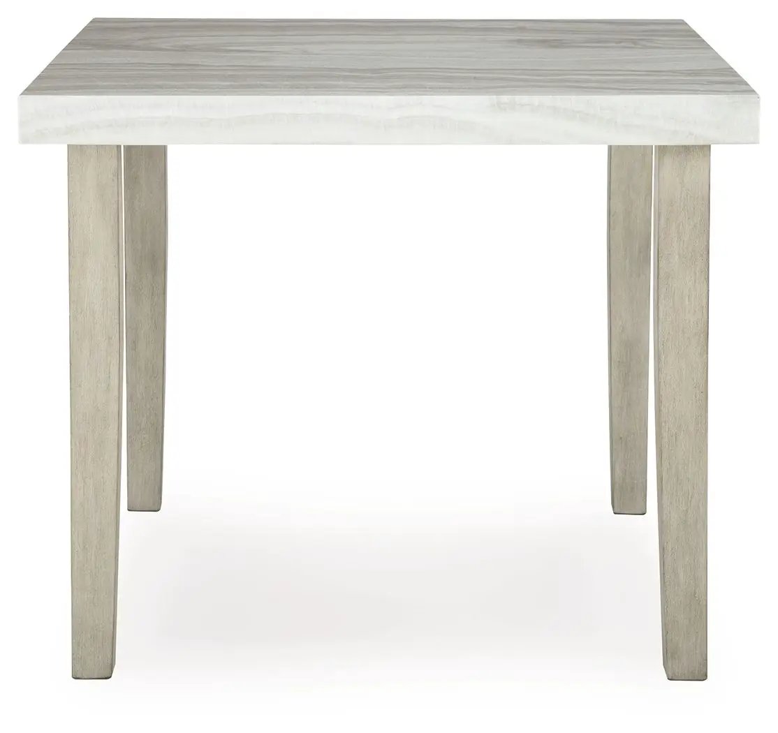 Larawyn Dining Room Table with Faux Marble Top