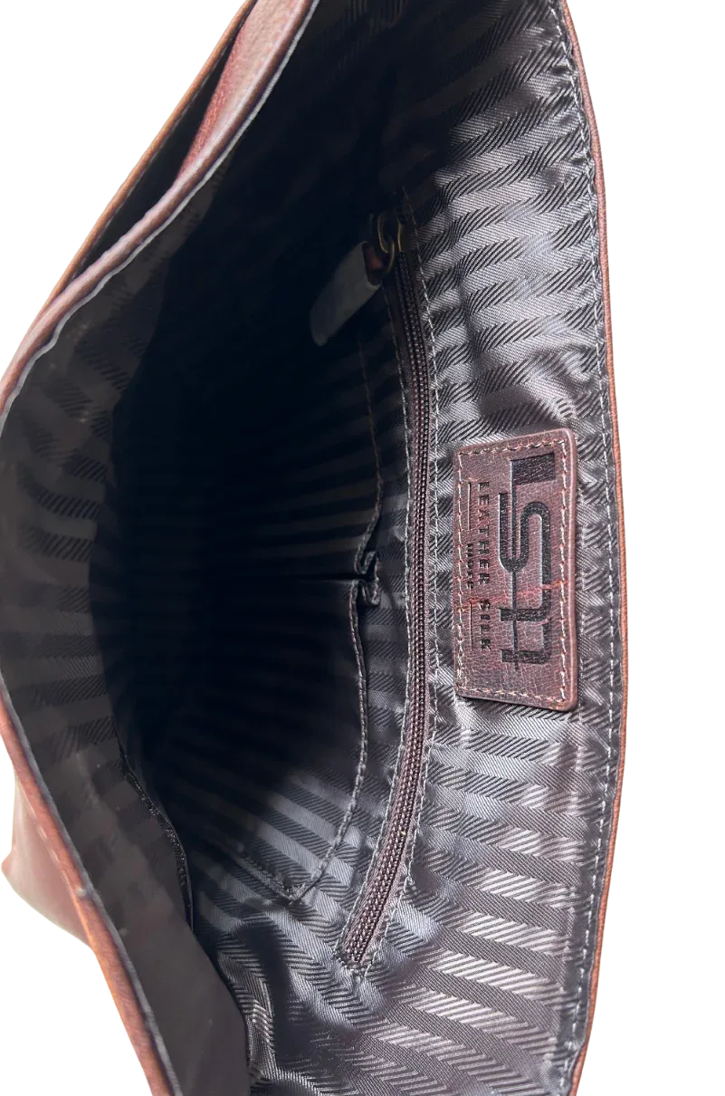 Cambridge Full-Grain Leather Crossbody – Smooth, Rich Color & Classic Style - Tampa Home & Garden Store