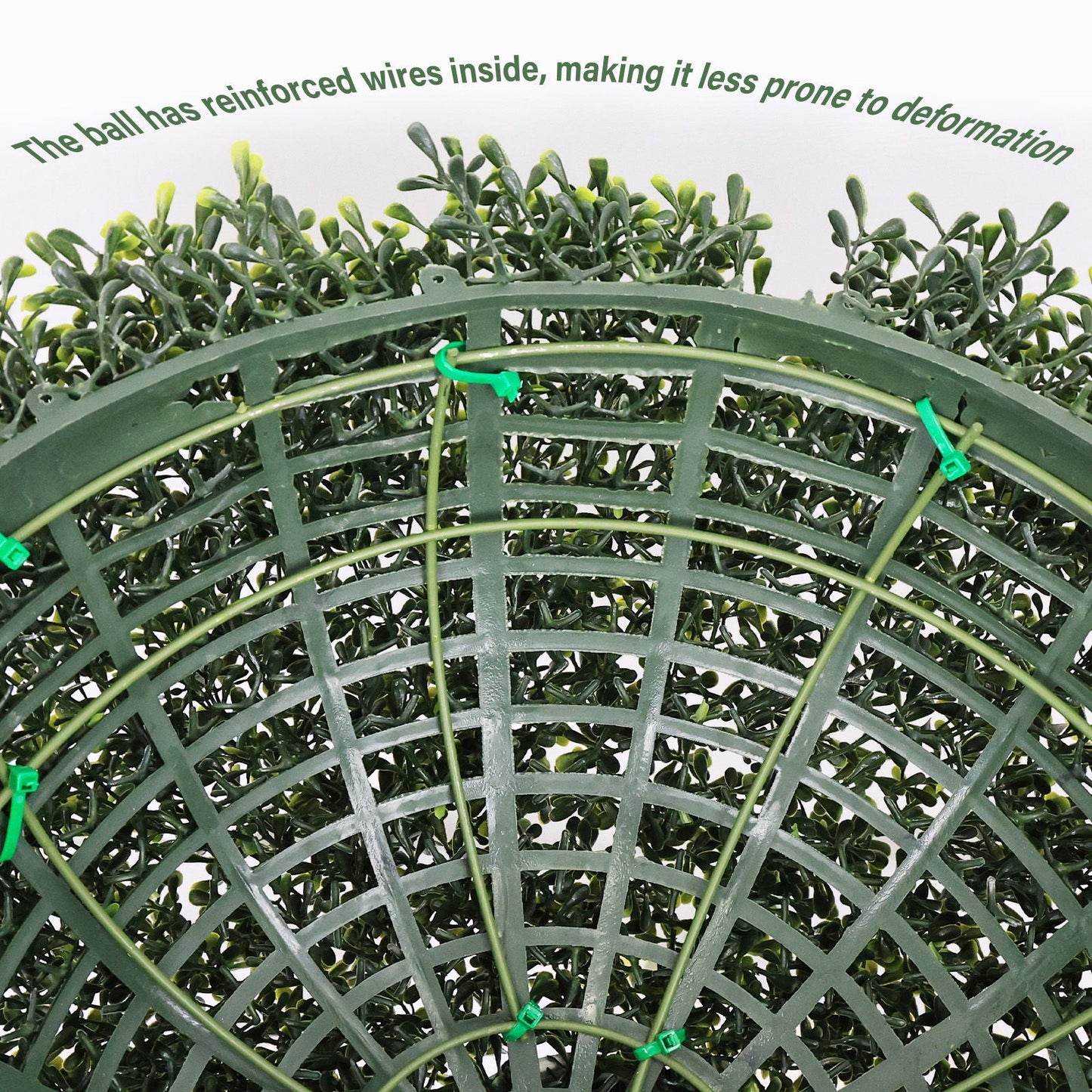 Artificial Green Topiary Balls and Garden Decor
