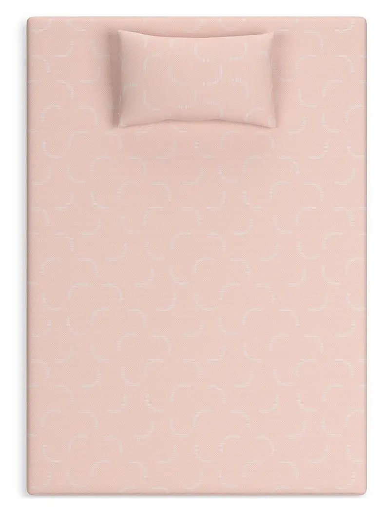 Ikidz Coral Mattress and Pillow Set of 2