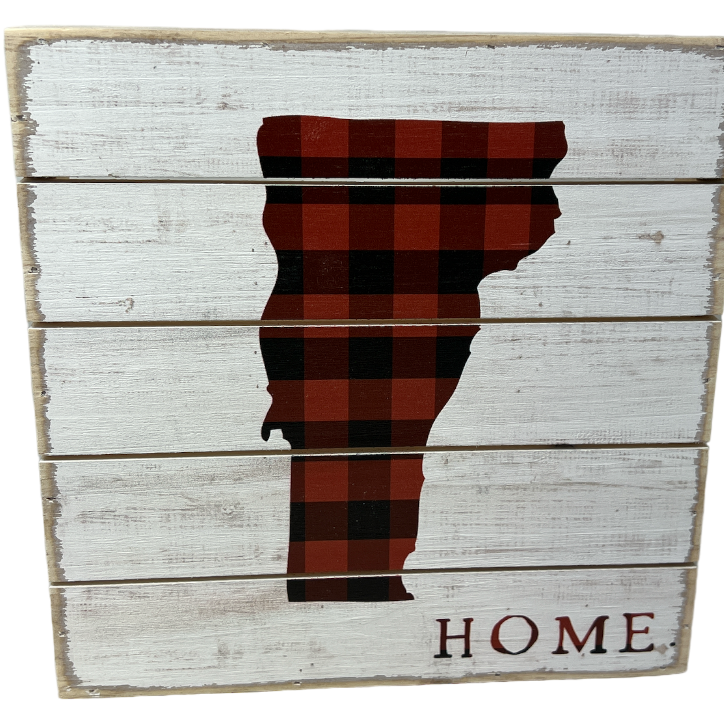 Letrero pequeño Perfect Pallet - Buffalo Plaid Vermont