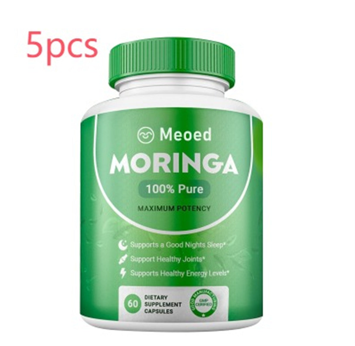 Moringa capsules Perfecsy green label 60 capsules maximum potency on Tampa Home & Garden Store