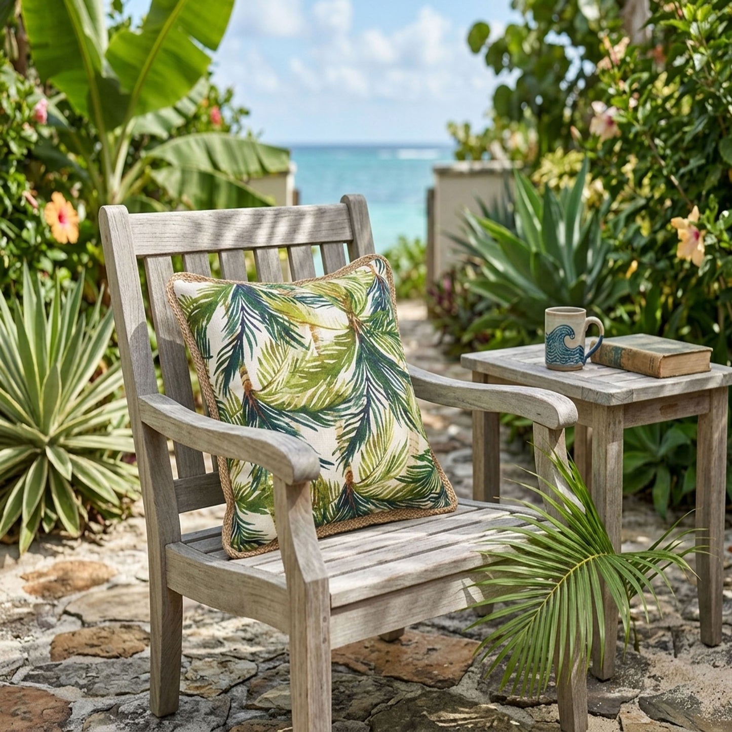 Outdoor Plum Pillows for the Bench and Garden