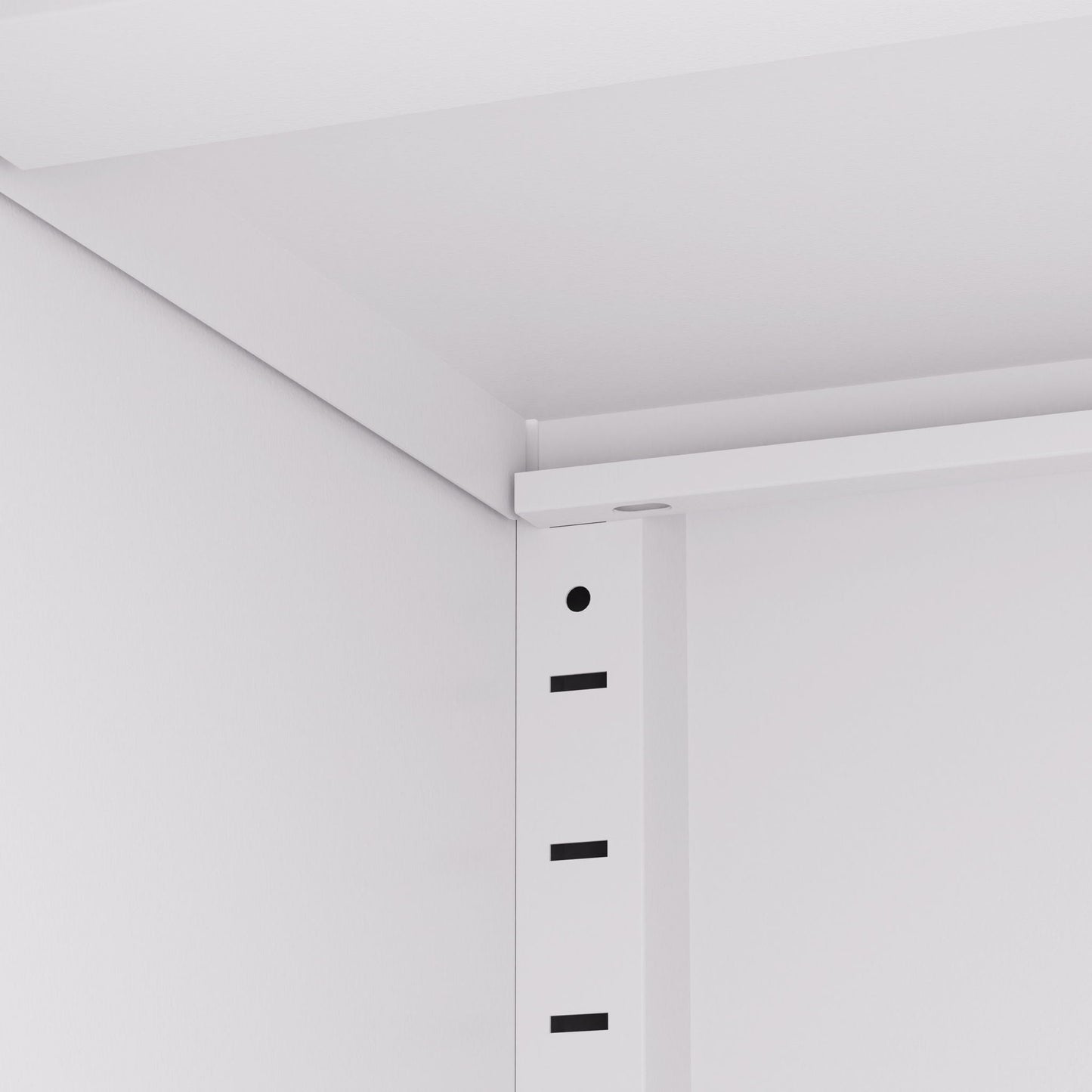 Tall Metal Pantry Cabinet and Adjustable Shelves