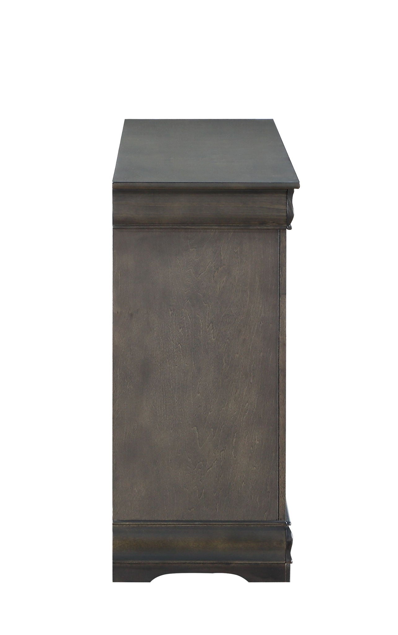 Louis Philippe bedroom dresser in dark brown wood with sleek profile HouseOfZazla on Tampa Home & Garden Store