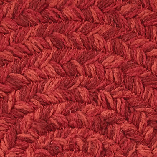 Spice Bin Braided Trivet Paprika red heat-resistant braided fiber close-up on Tampa Home & Garden Store