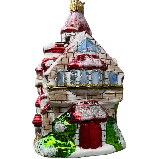 Santa Castle Ornament - Tampa Home & Garden Store