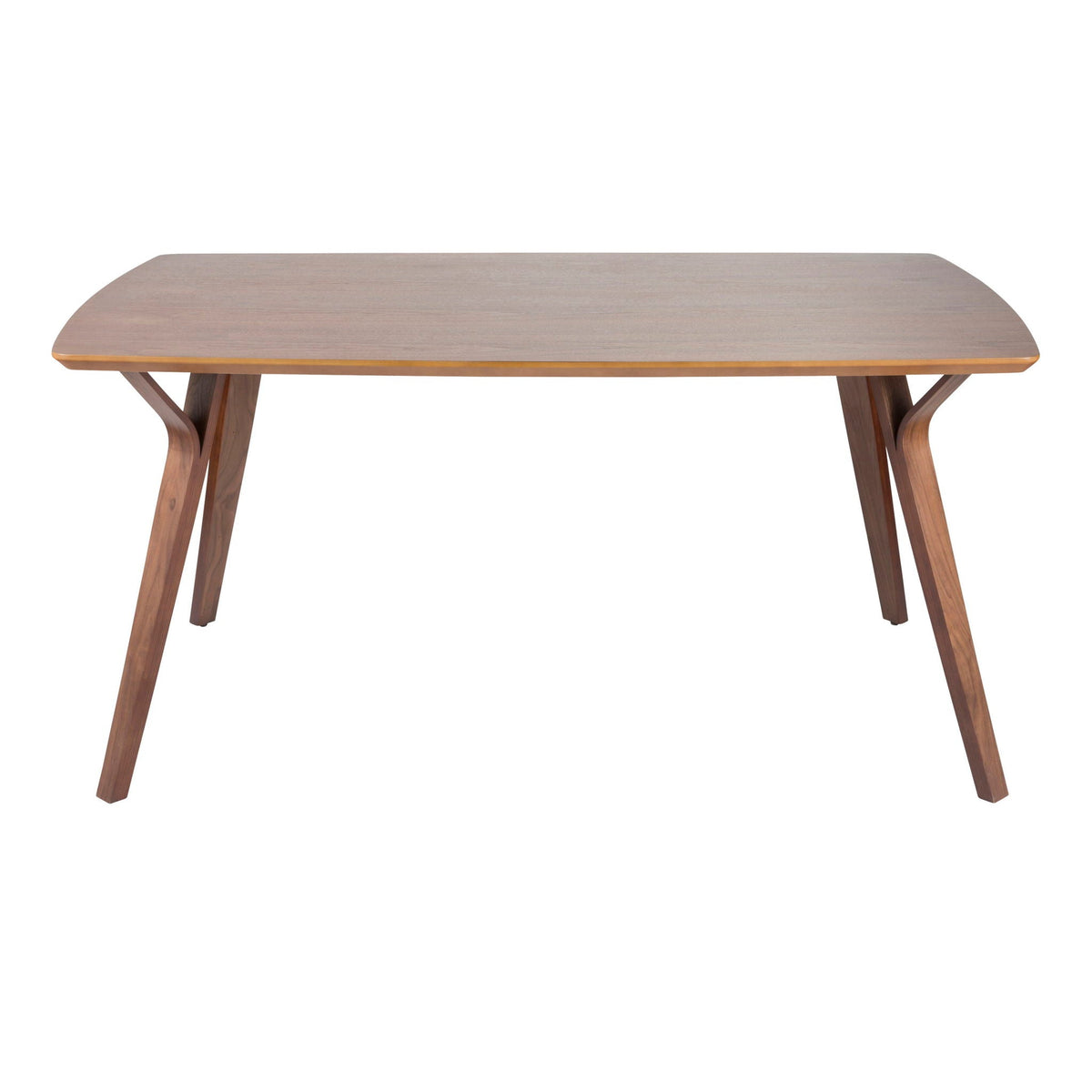 Mid Century Modern Dining Table with Bentwood Legs, dark brown wood top by HouseOfZazla on Tampa Home & Garden Store