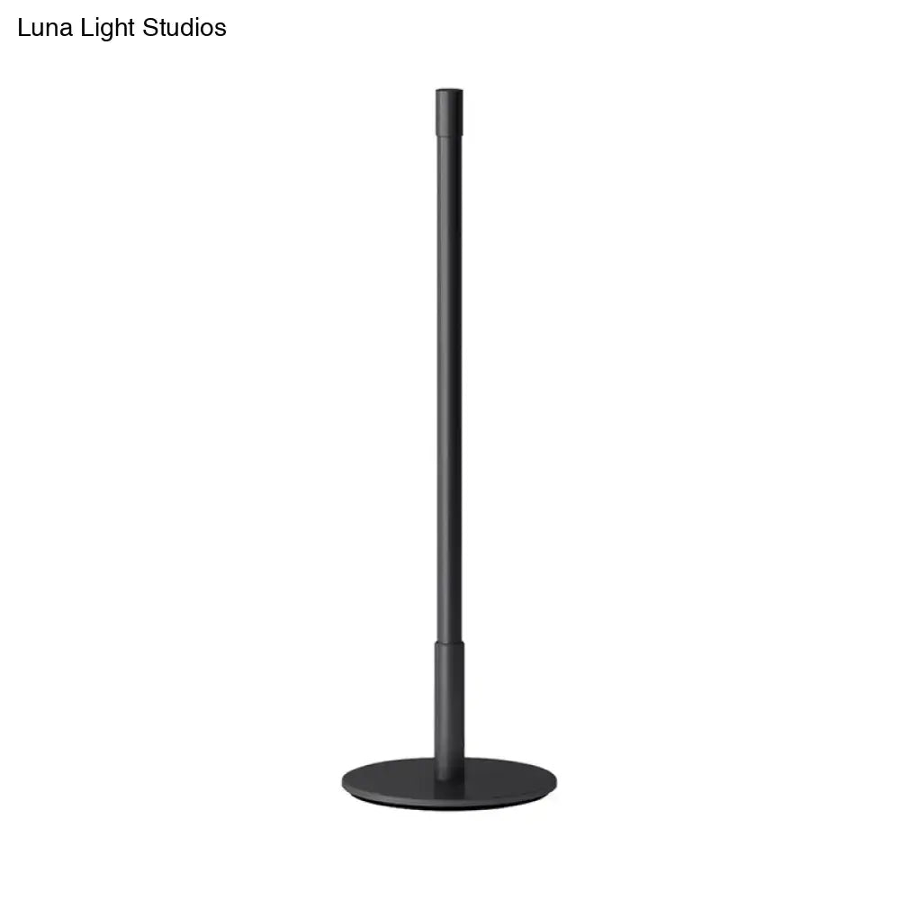 Black LED Night Table Lamp Decorbites sleek black metal table lamp for modern bedrooms on Tampa Home & Garden Store