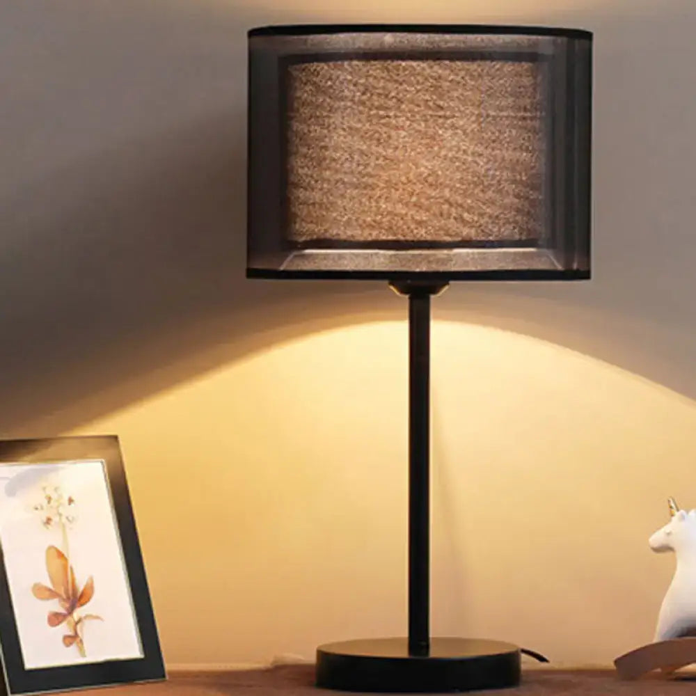 Black brass table lamp Decorbites with rectangular shade on Tampa Home & Garden Store
