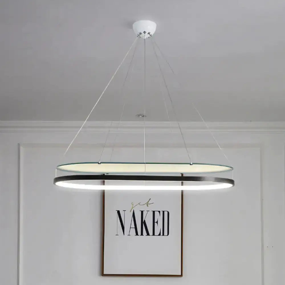 Modern black and gold LED pendant chandelier for dining room Decorbites on Tampa Home & Garden Store
