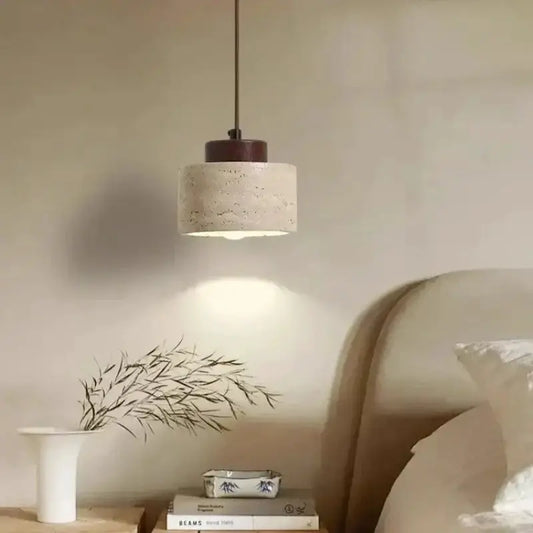 Decorbites yellow LED pendant light, retro Nordic style ceiling chandelier on Tampa Home & Garden Store