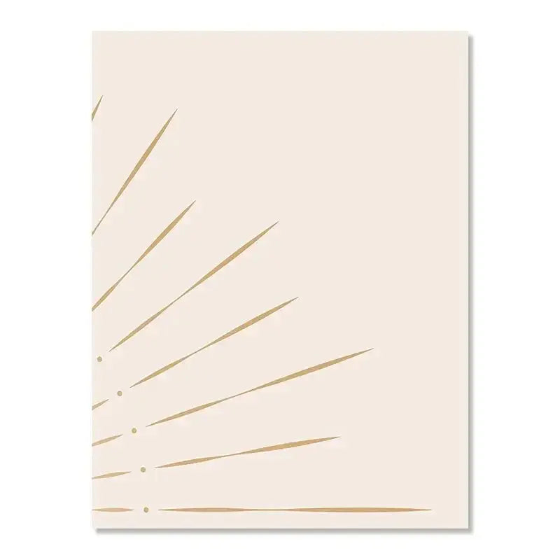 Yellow Sun Rising Horizon Wall Art