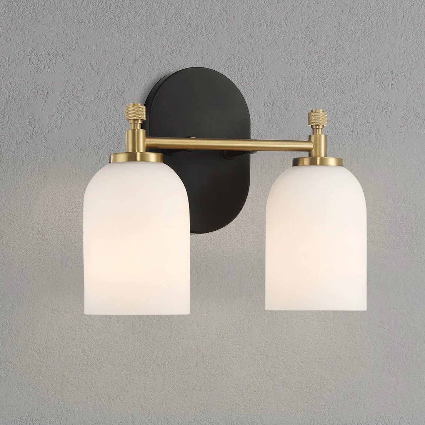 Vortex 2-Light Vanity Sconce for Bathroom Mirror
