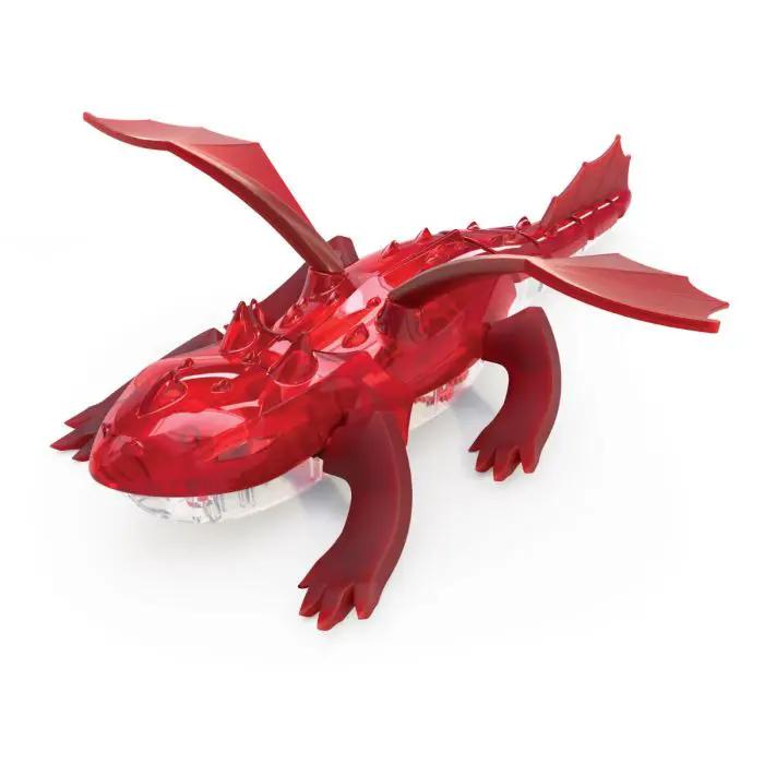 Hexbug Dragon Red remote control toy, red translucent plastic dragon with wings and clawed feet on Tampa Home & Garden Store