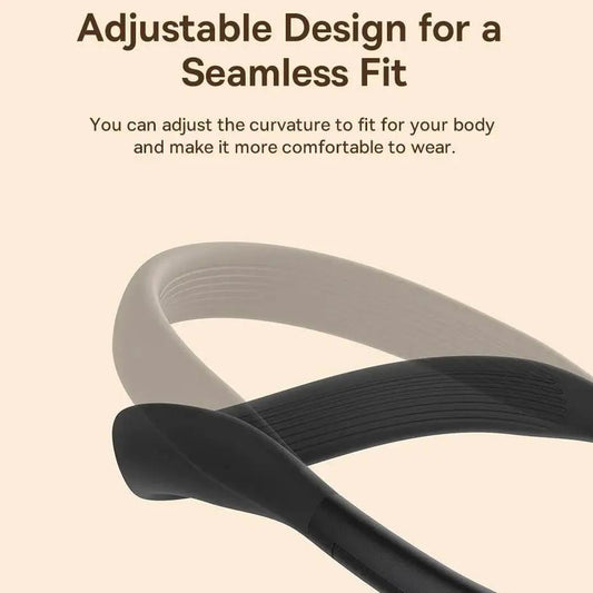 Hands Free Neck Phone Holder with black and white neck strap, adjustable bed and desk mount on Tampa Home & Garden Store