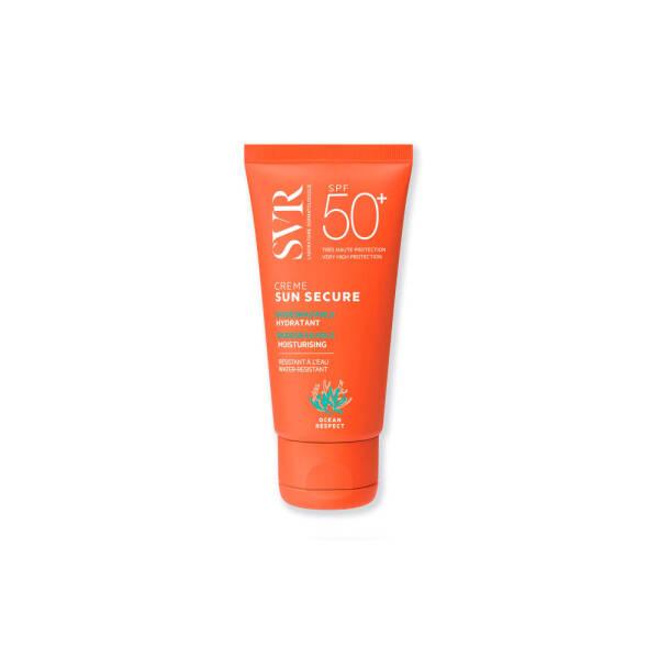 Sunscreen SVR Sun Secure Creme SPF50+ orange tube water resistant for sensitive skin on Tampa Home & Garden Store