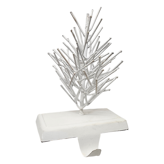 White Tree Stocking Hanger - Tampa Home & Garden Store