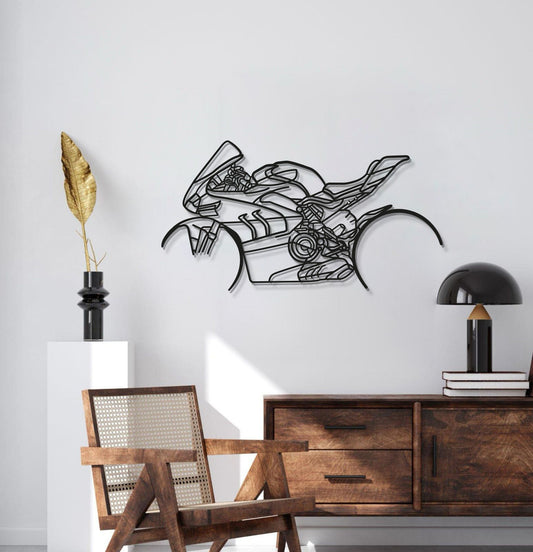 Arte de pared metálico para motocicleta V4SP - MT1105