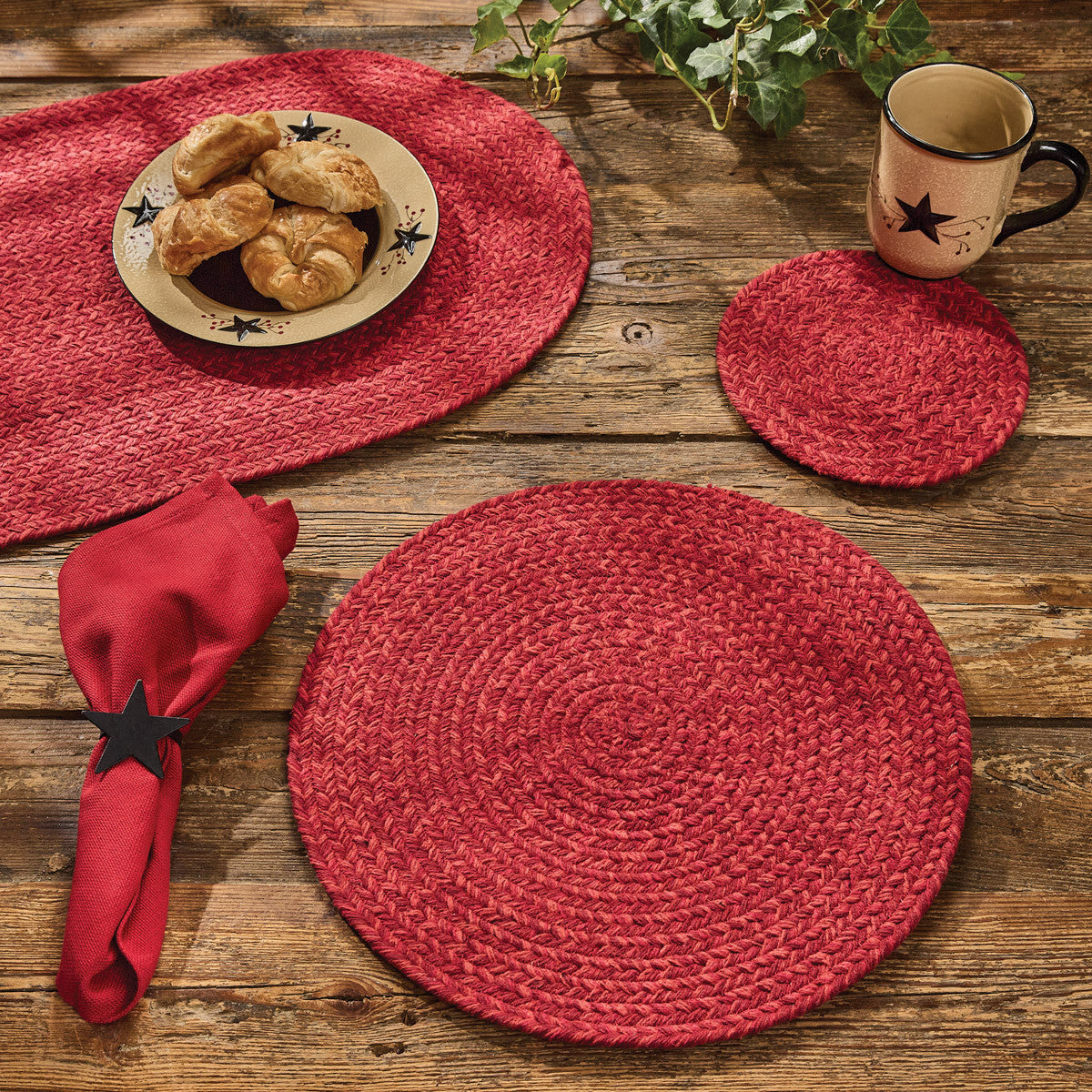 Dessous de plat tressé Spice Bin - Paprika