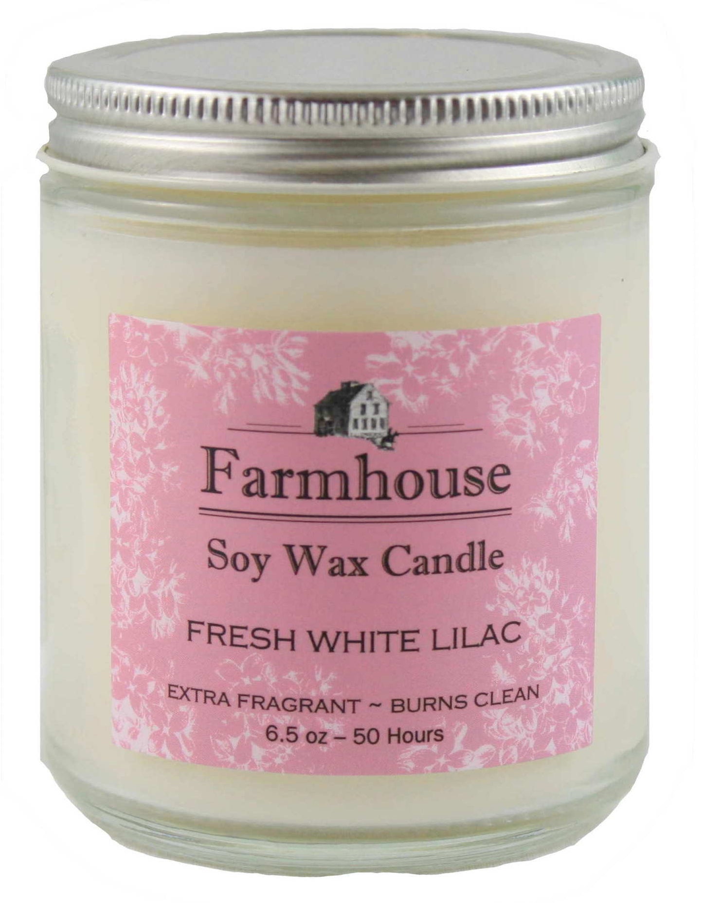 Sweet Grass Farm 6.5 Ounce Soy Candle - White Lilac