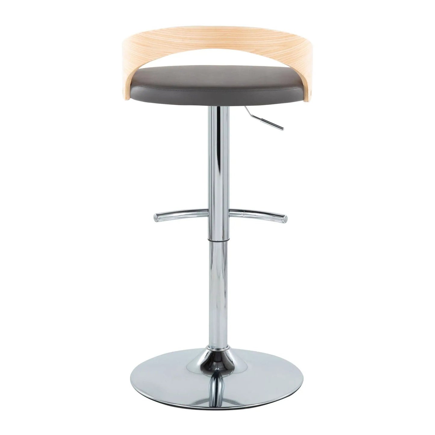 Grotto Contemporary Adjustable Barstool Swivel