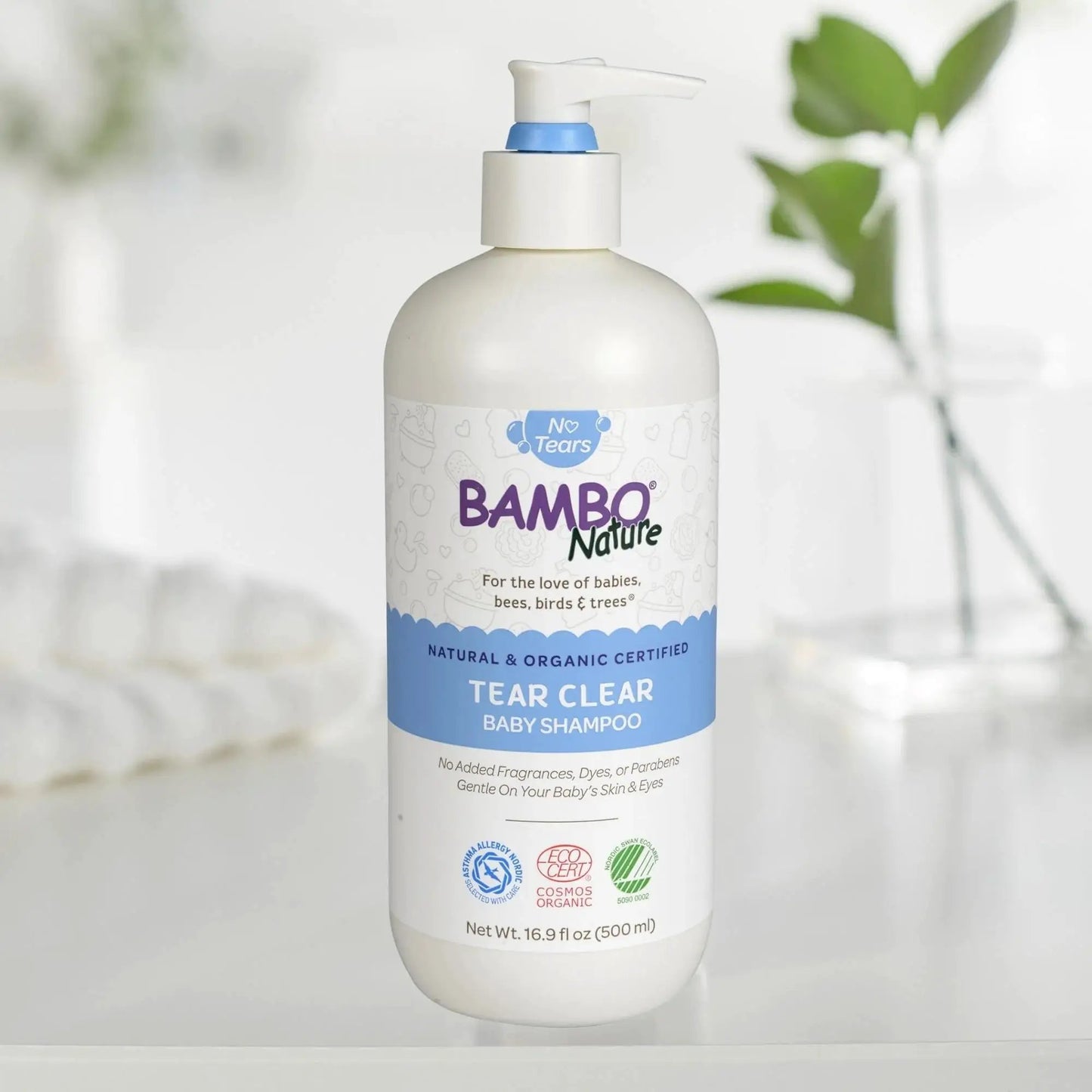 Bambo Nature Tear Clear Baby Shampoo — 16.9 fl oz Pump Bottle - Tampa Home & Garden Store