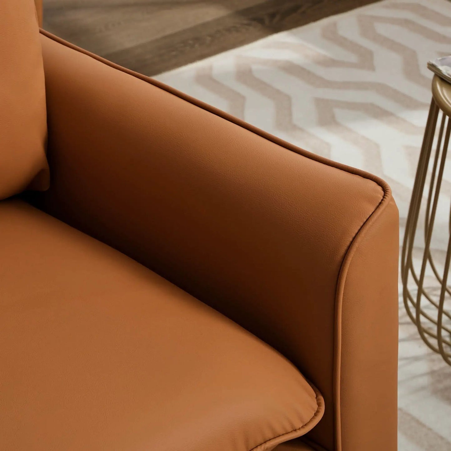 Nordic Retro Light Upholstered Sofa Chair