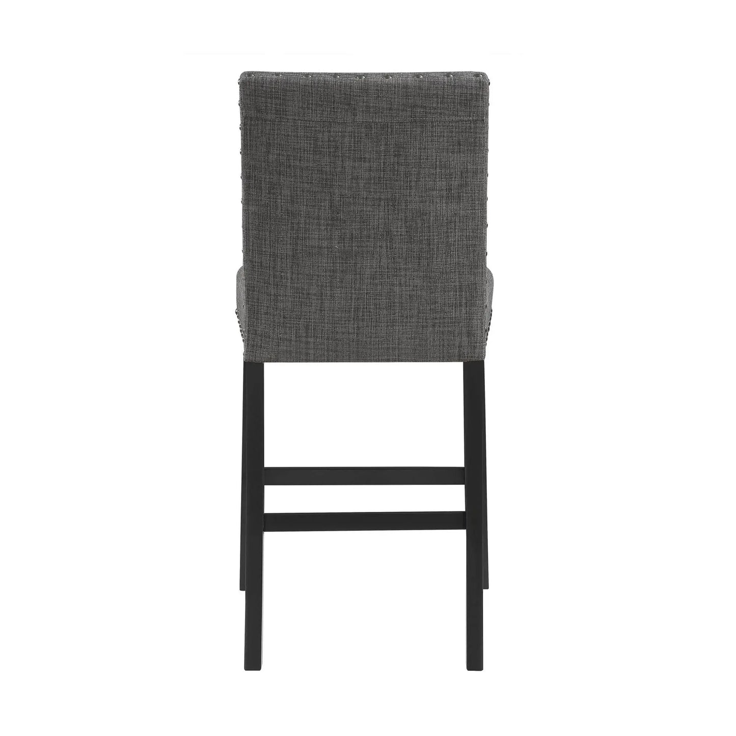 Marian Bar Stool Set of Two with Nailhead Trim