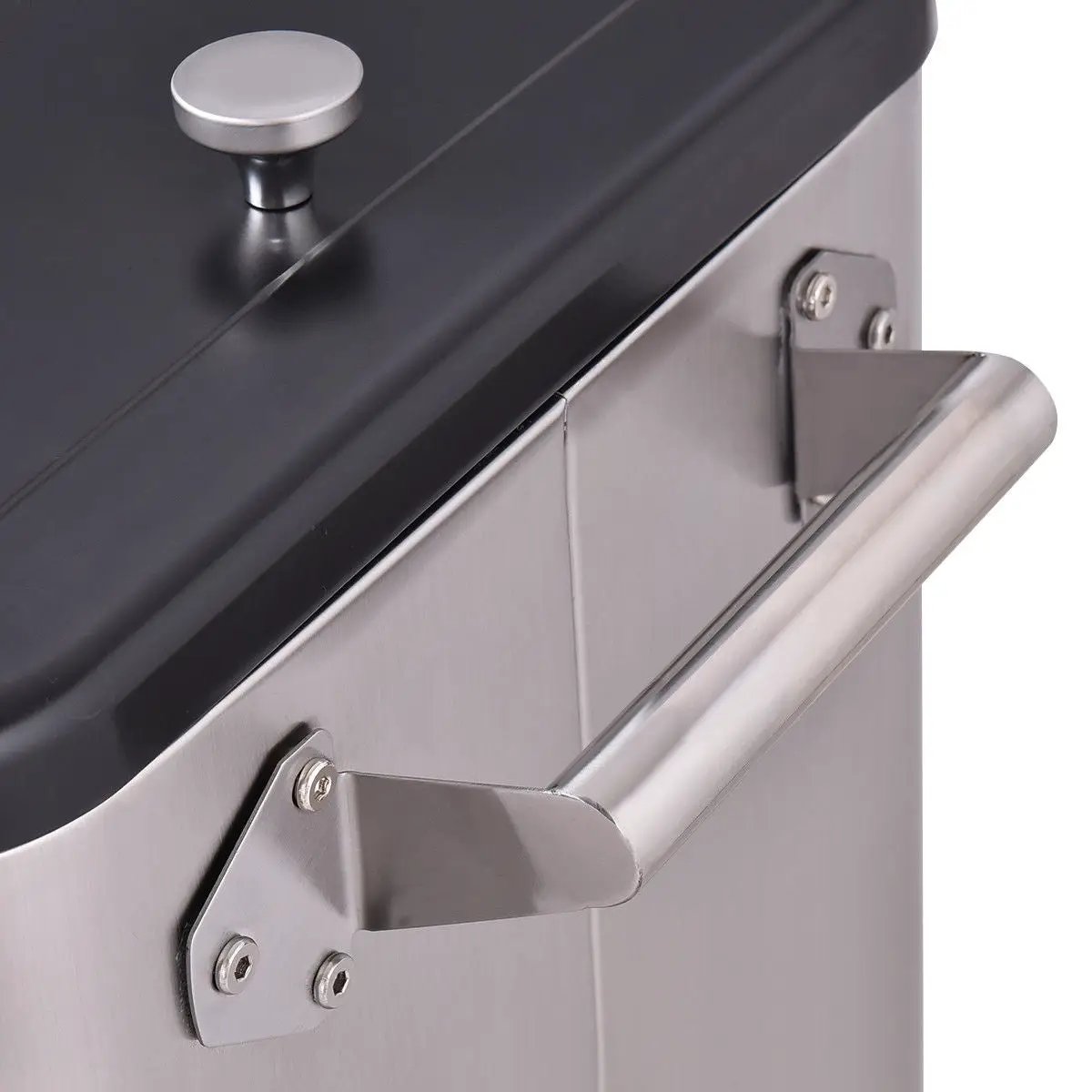 80 Quart Patio Rolling Stainless Steel Beverage Cooler with metal side handle DirectDeals on Tampa Home & Garden Store