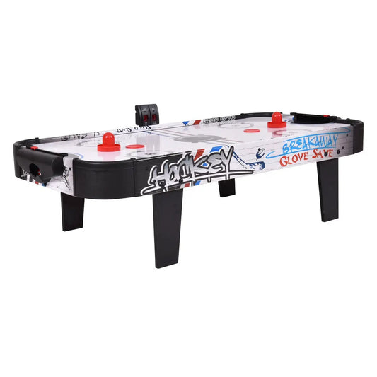 42 Inch air powered hockey table top with 2 red pushers and built-in scoreboard on Tampa Home & Garden Store