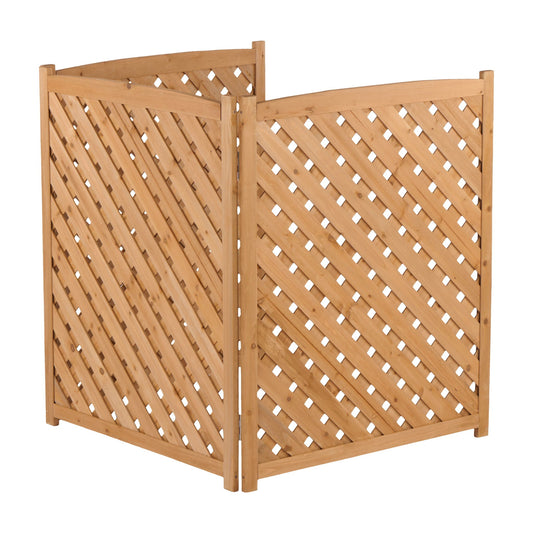 Outdoor 3 Panel Air Conditioner Screen For Patios