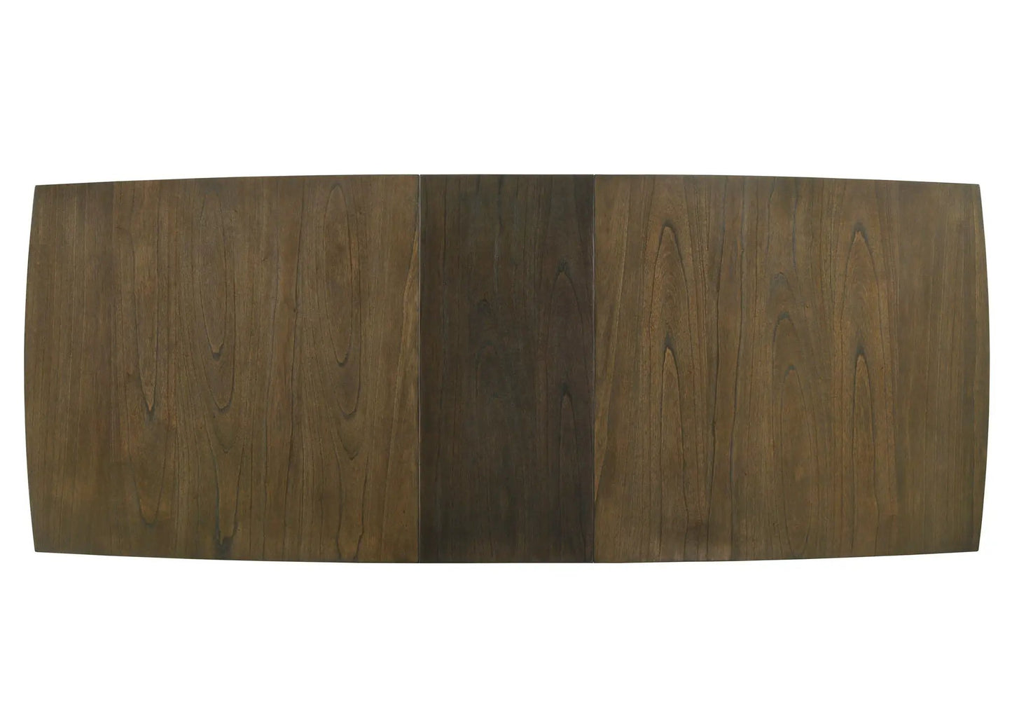 Bistro wide contemporary rectangle dining table with extension leaf, dark walnut finish on Tampa Home & Garden Store