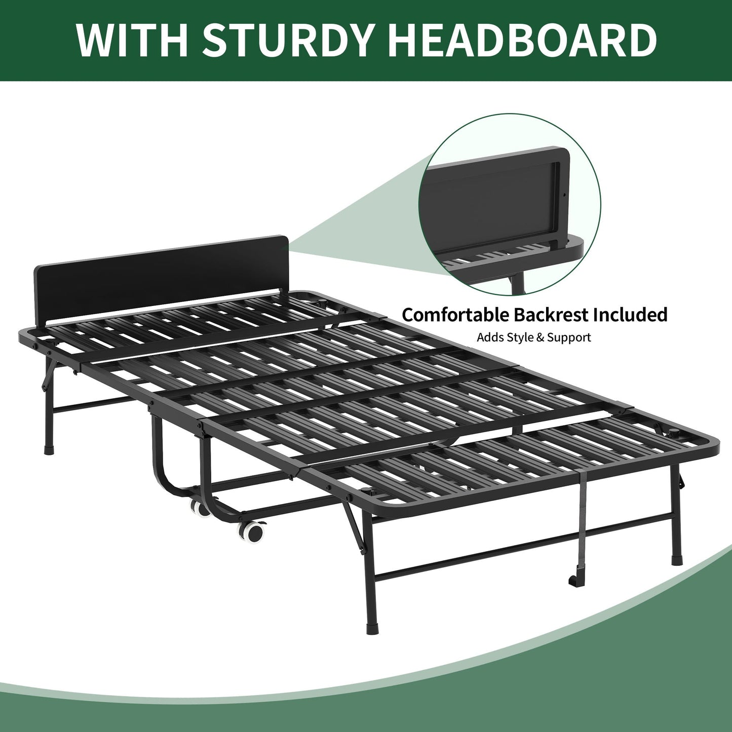 Adjustable Folding Bed and Memory Foam Mattress