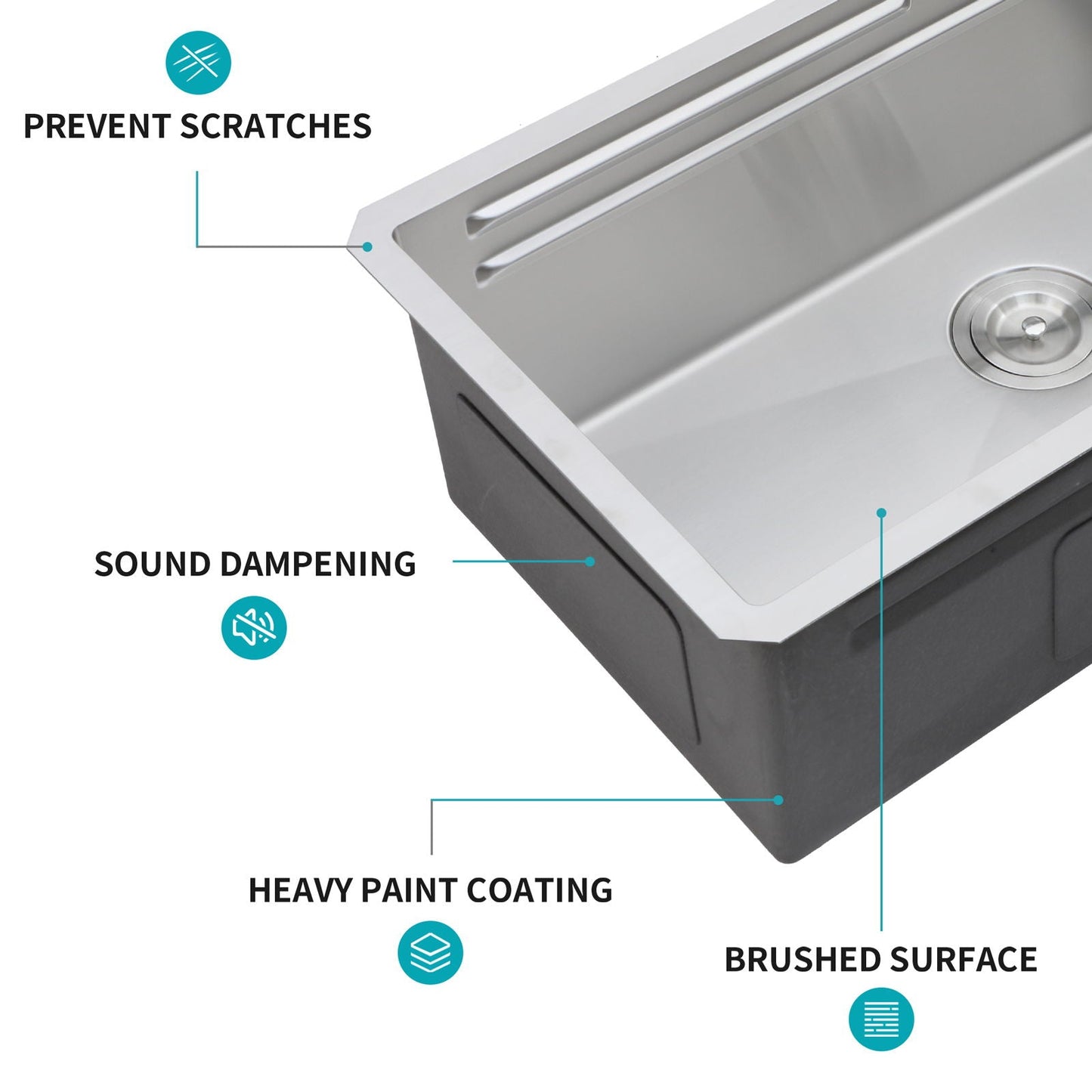 Undermount Workstation Sink and Faucet Set