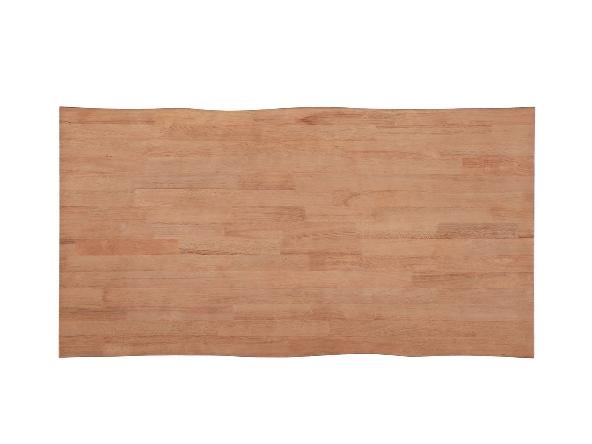 Velentina Rattan Dining Table with Rectangular Top in natural wood finish by HouseOfZazla on Tampa Home & Garden Store