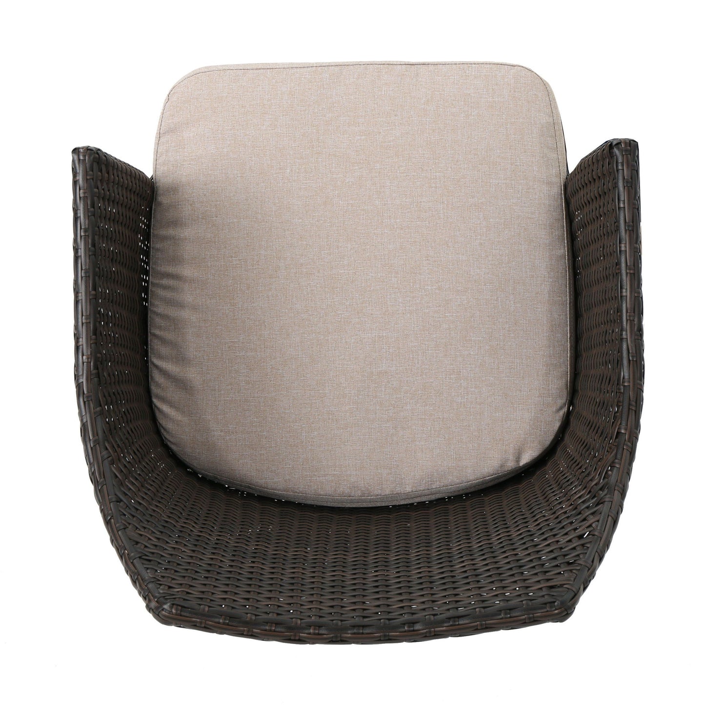 Kenneth Outdoor Rattan Dining Chair Set of 2