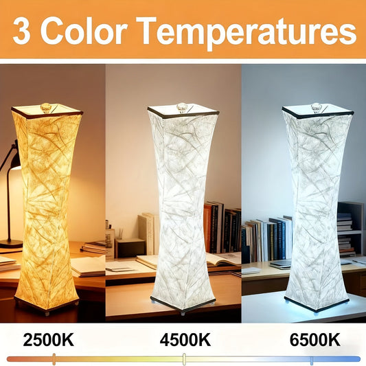 Set of 2 Dimmable Table Lamps – 3-Way White & Gold Bedside Lamps for Bedroom - Tampa Home & Garden Store