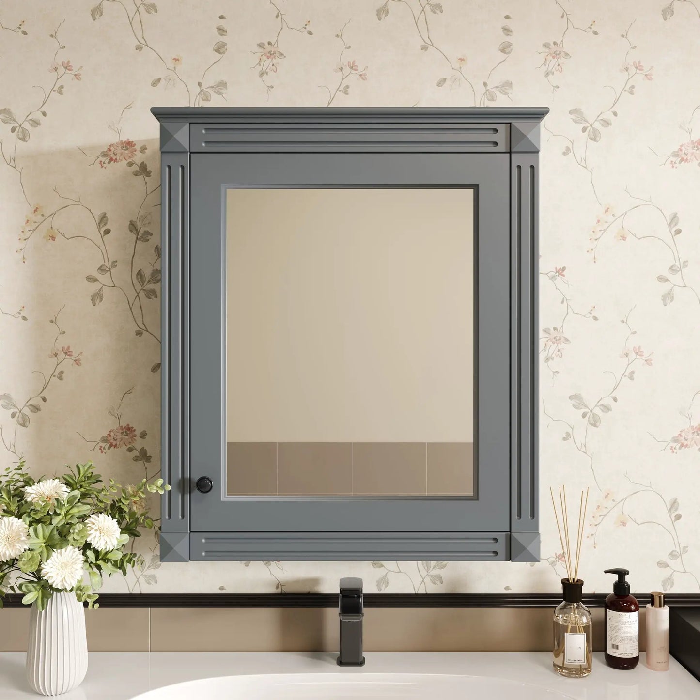 Wall Mounted Medicine Cabinet With Mirror